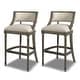 preview thumbnail 34 of 72, Paris Farmhouse Counter and Bar Stool with Backrest