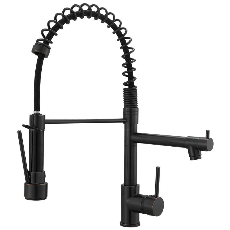 Pull Down Kitchen Faucet with Sprayer - Faucet