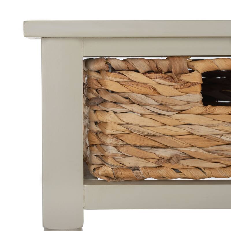 SAFAVIEH Christa Vintage Grey Console Storage Table - 45"W x 13"D x 32"H