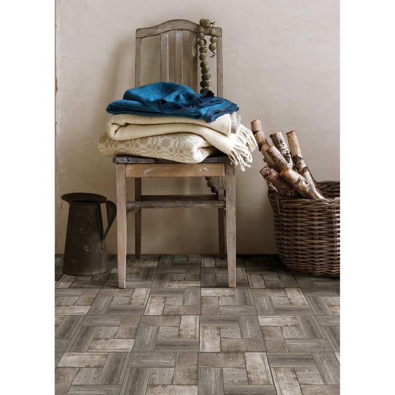 FloorPops Northwoods Peel & Stick Floor Tiles