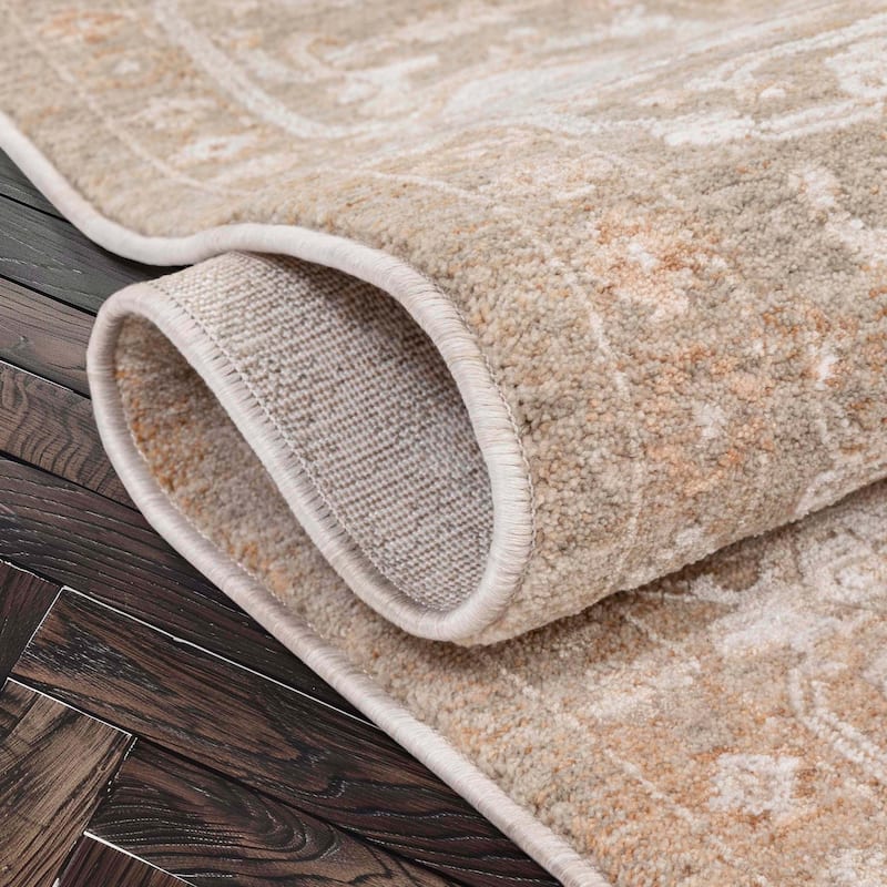 Well Woven Ethos Serenity Vintage Oriental Textural Earthy Neutral Rug