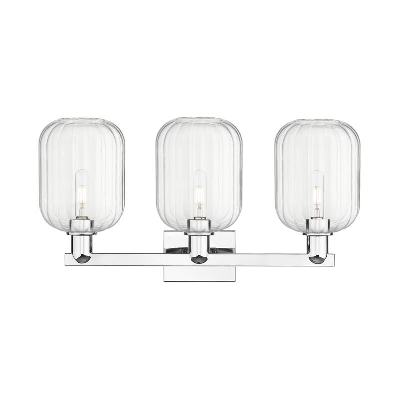Innovations Lighting Downtown Urban - Preston - 3 Light 26" Jar Shade Bath Vanity Light
