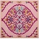 preview thumbnail 63 of 80, SAFAVIEH Handmade Bellagio Junie Medallion Wool Rug 5' Square - Pink/Multi - Square