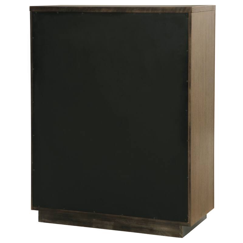 Moraga Ash Brown 5-drawer Chest of Drawers