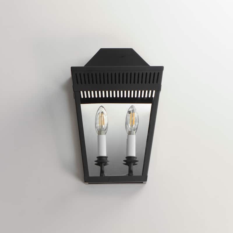 Maxim 30593CL Oxford 2 Light 14" Tall Outdoor Wall Sconce