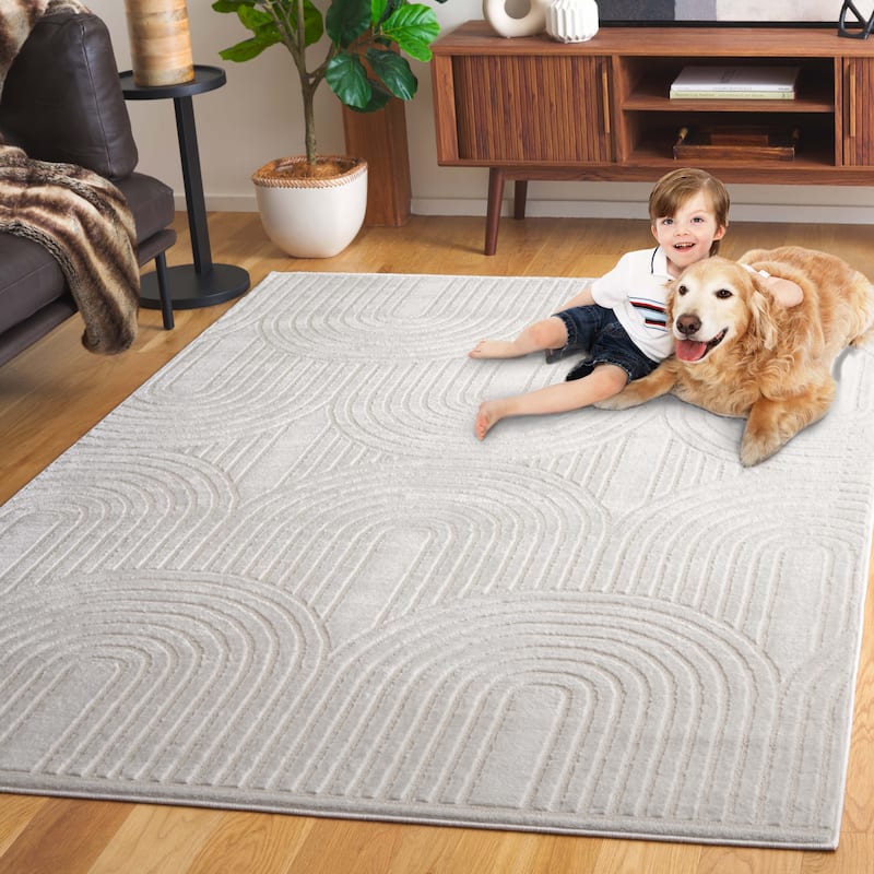 SAFAVIEH Saylor Sherene Modern & Contemporary Rug - 8' x 10' - Ivory