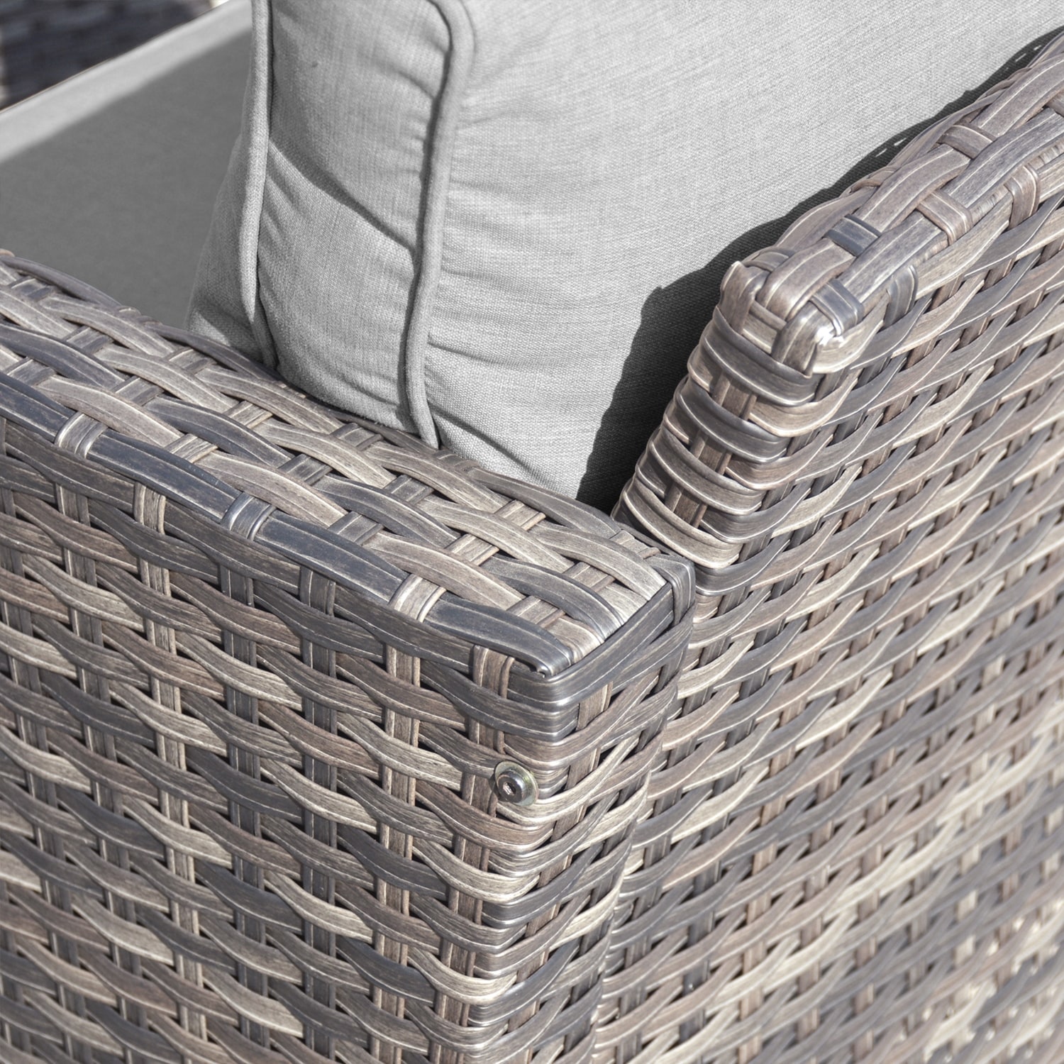 OVIOS 8-piece Patio Wicker Conversation Furniture Set with-image