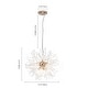 preview thumbnail 21 of 89, 8/9/16-Light Modern Glam Linear Sputnik Globe Pendant Island Light Firework Starburst Crystal Chandelier with Crystal Beads