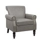 preview thumbnail 27 of 61, Mid-Century Modern Accent Chairs with Nailhead Trim