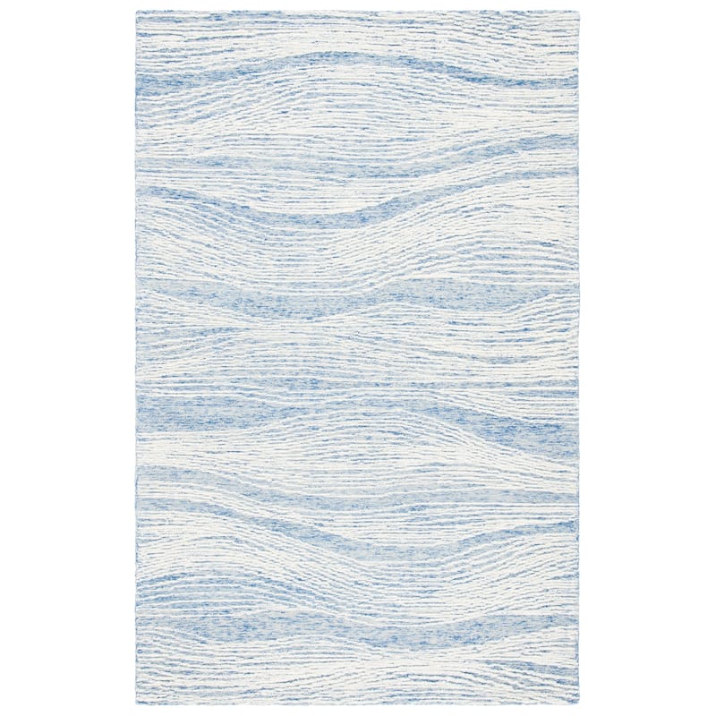 SAFAVIEH Handmade Metro Annarosa Modern Abstract Wool Rug