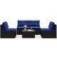 preview thumbnail 4 of 8, Costway 5 Piece Outdoor Furniture Set with Seat & Back Cushions - See Details