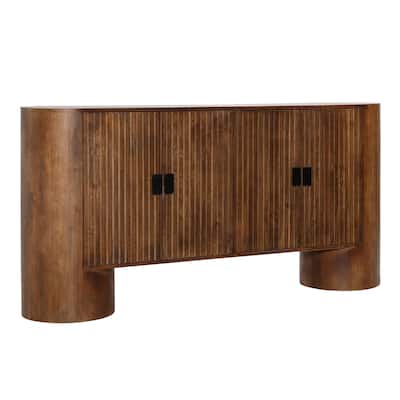 Saddle 67" Wide Sideboard, Medium Brown