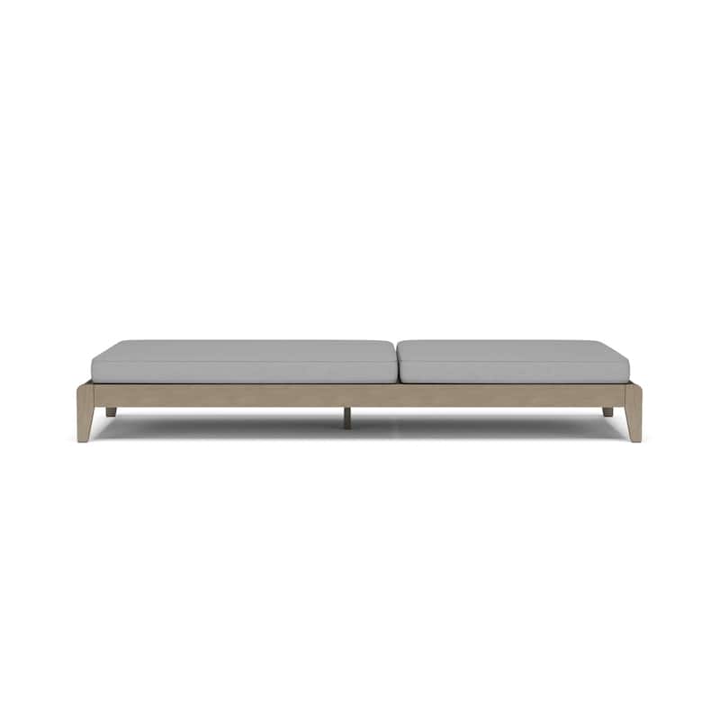 Homestyles Sustain Brown Wood Outdoor Chaise Lounge - 28" x 77" x 12"