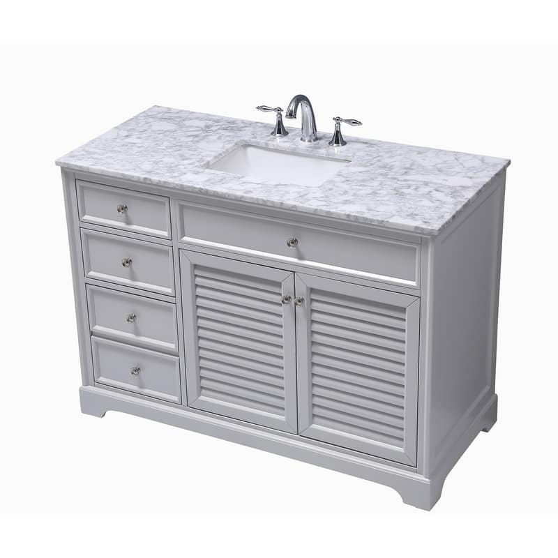 Contemporary 48" Single Bathroom Vanity Set