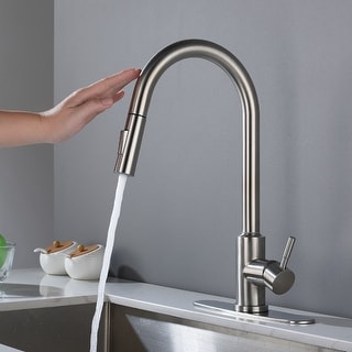 Touch Kitchen Faucet with Pull Down Sprayer Stainless Steel - spout Height:16.49 inches
