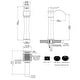 preview thumbnail 26 of 24, Vibrantbath Commercial Waterfall Bathroom Sink Vessel Faucet