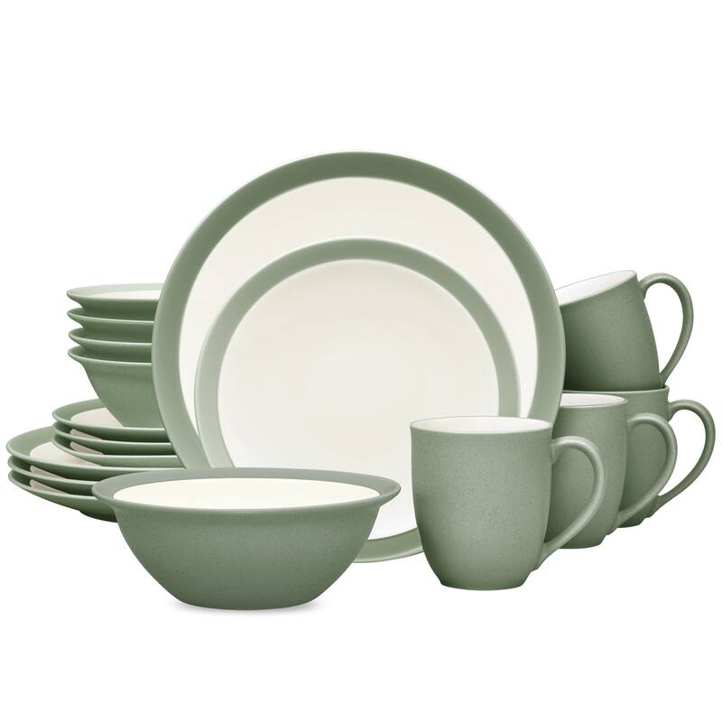Noritake Colorwave 16-Piece Curve Dinnerware Set, Service For 4 - Green