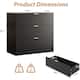 3 Drawer Fluted Dresser, 32 Inch Wide Nightstand with Large Drawer End Table for Bedroom