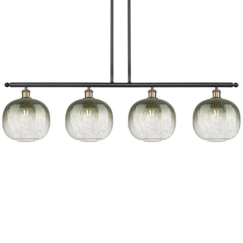 Innovations Lighting 516-4I-13-49 Brookhaven Sphere Linear Brookhaven - Black Antique Brass / Slate