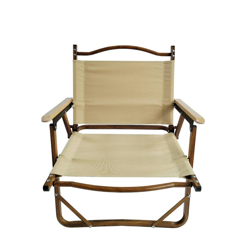 Comfy Foldable Aluminum Portable Chair with Armrests