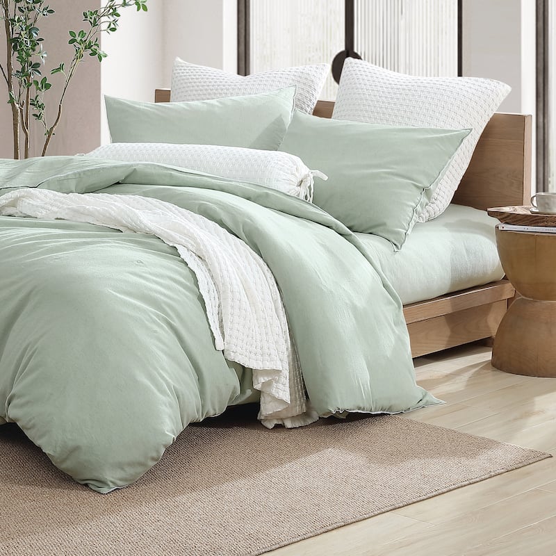 DKNY Pure Waffle Bolster Pillow