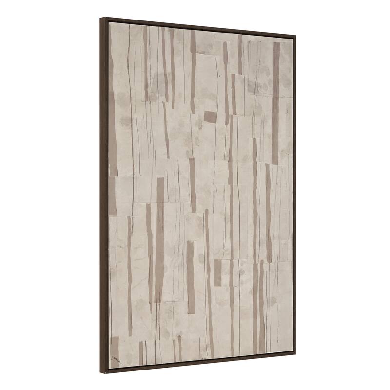 Renwil Sediment 40" H x 60" W Canvas Art