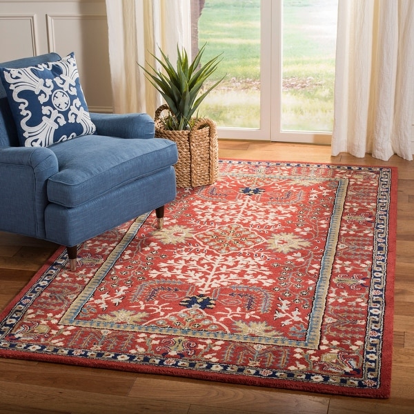 Safavieh Handmade Antiquity Amalia Traditional Oriental Wool Rug. Opens flyout.