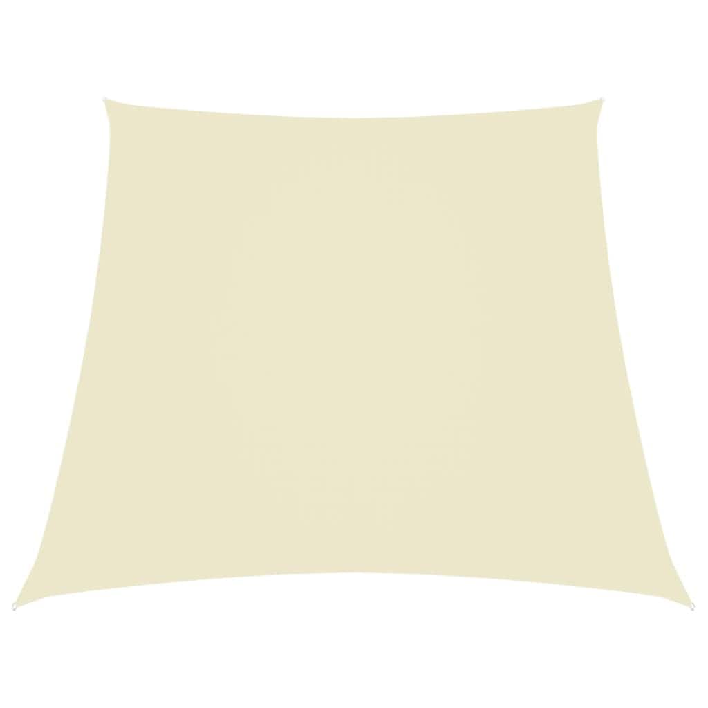vidaXL Sunshade Sail Oxford Fabric Trapezium 2/4x9.8' Cream - 2/4 x 3 m
