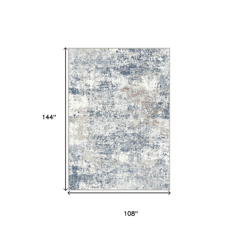 HomeRoots Abstract Modern Rectangle Area Rug