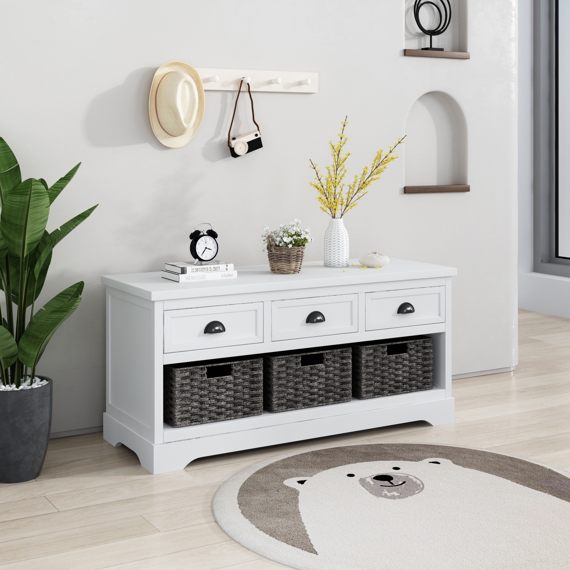 Porch & den humes shop shoe bench with storage