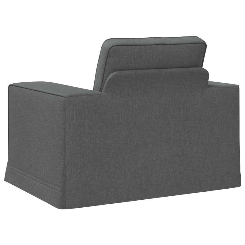 vidaXL Sofa Dark Grey in Fabric