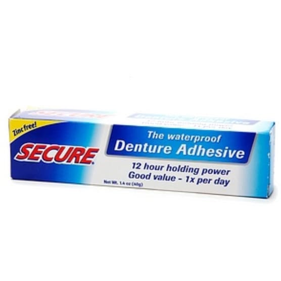 denture adhesive secure oz dental walmart pack teeth