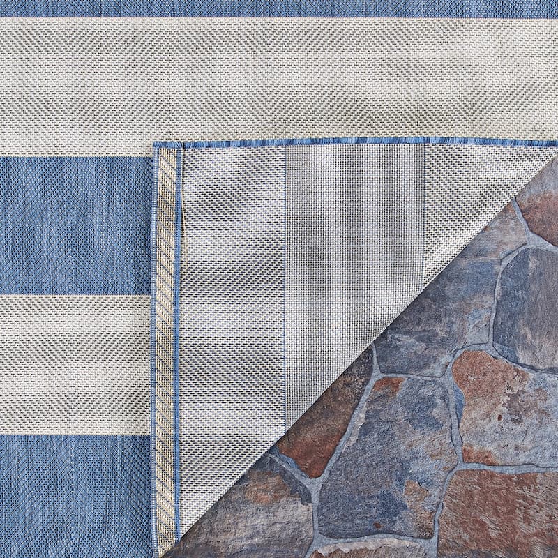 Dream Decor Rugs Hampton Striped Indoor Outdoor Area Rug