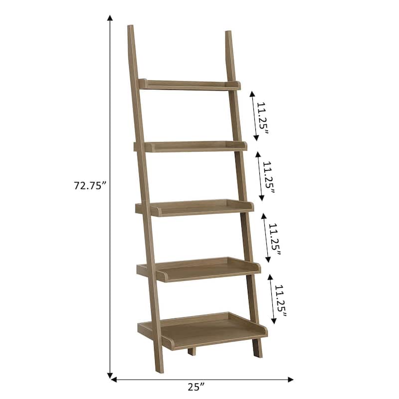 Convenience Concepts American Heritage Bookshelf Ladder