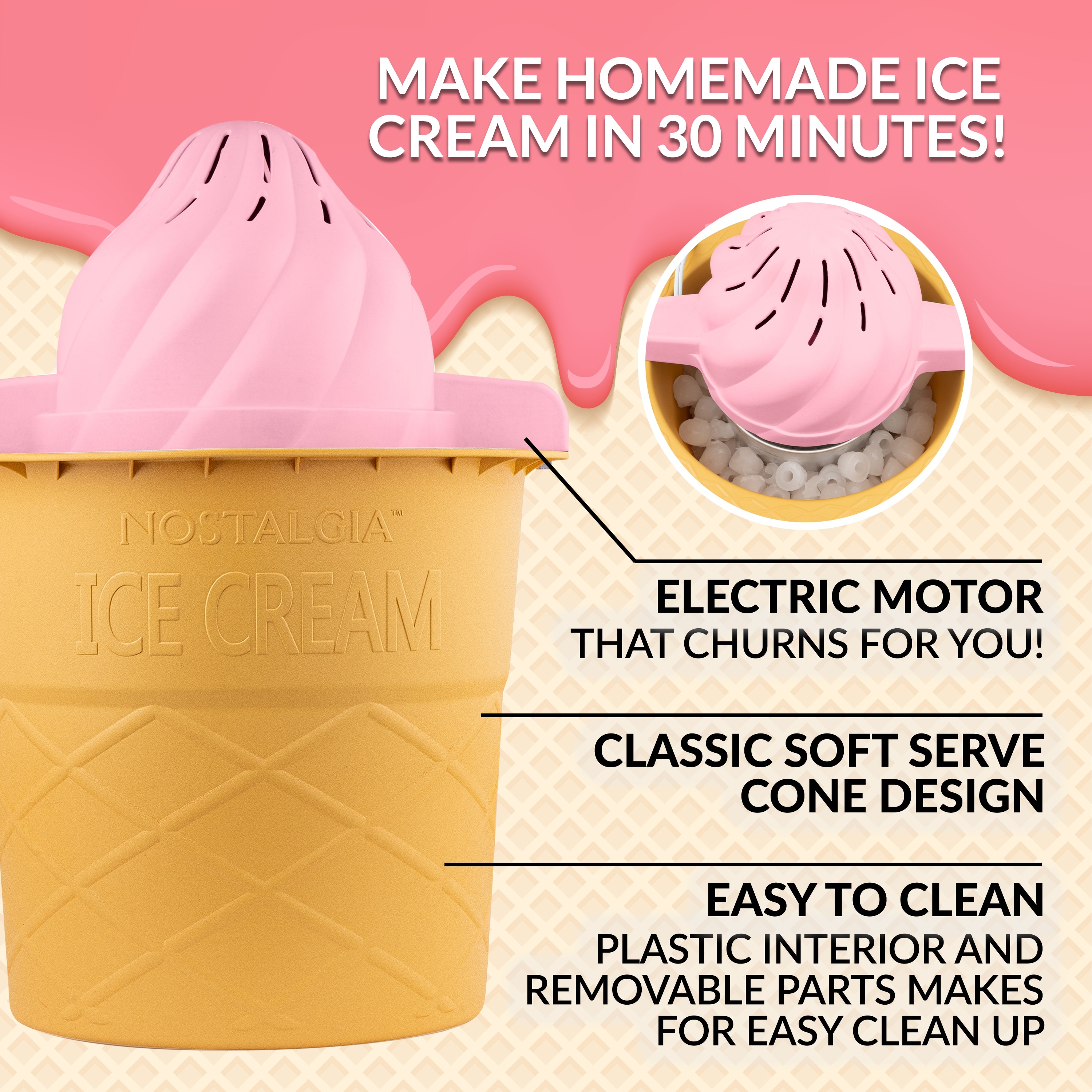 Nostalgia ice cream maker 4 quart 2025