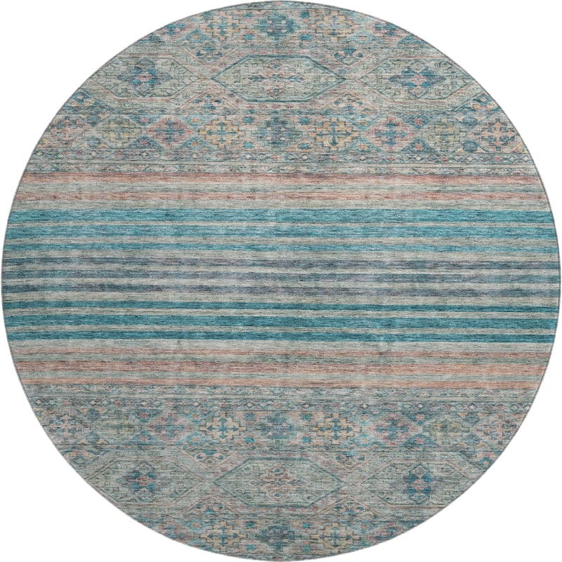 Premium Washable Super Soft Boho Stripes Mayfield Rug
