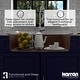 preview thumbnail 47 of 65, Karran Drop-In Quartz 33 in. 1-Hole Single Bowl Kitchen Sink Kit
