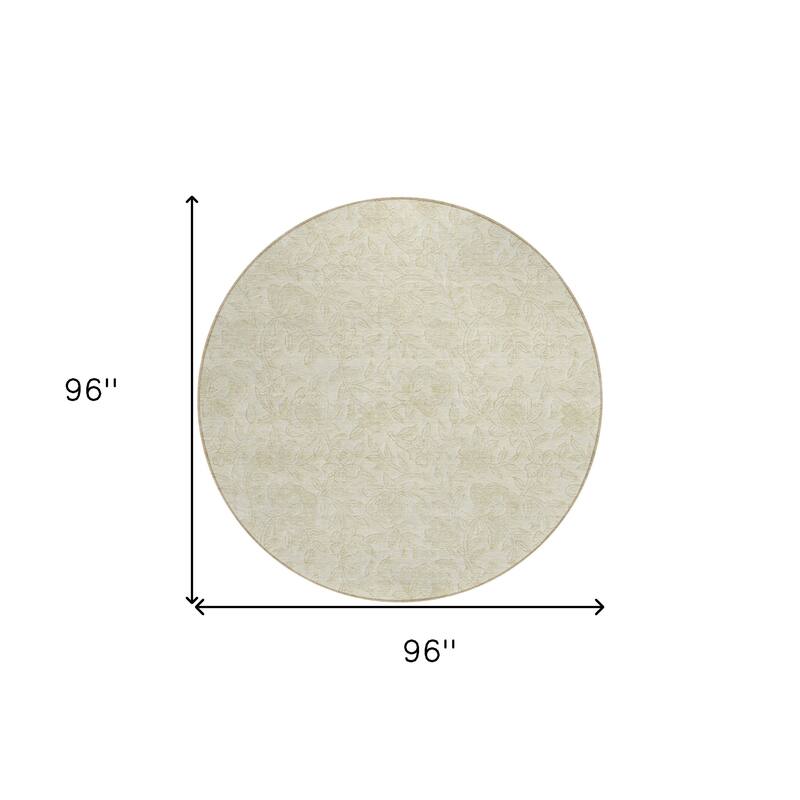 HomeRoots Floral Transitional Rectangle Outdoor Rug