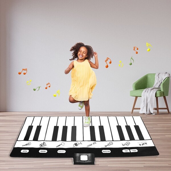play mat with piano keys