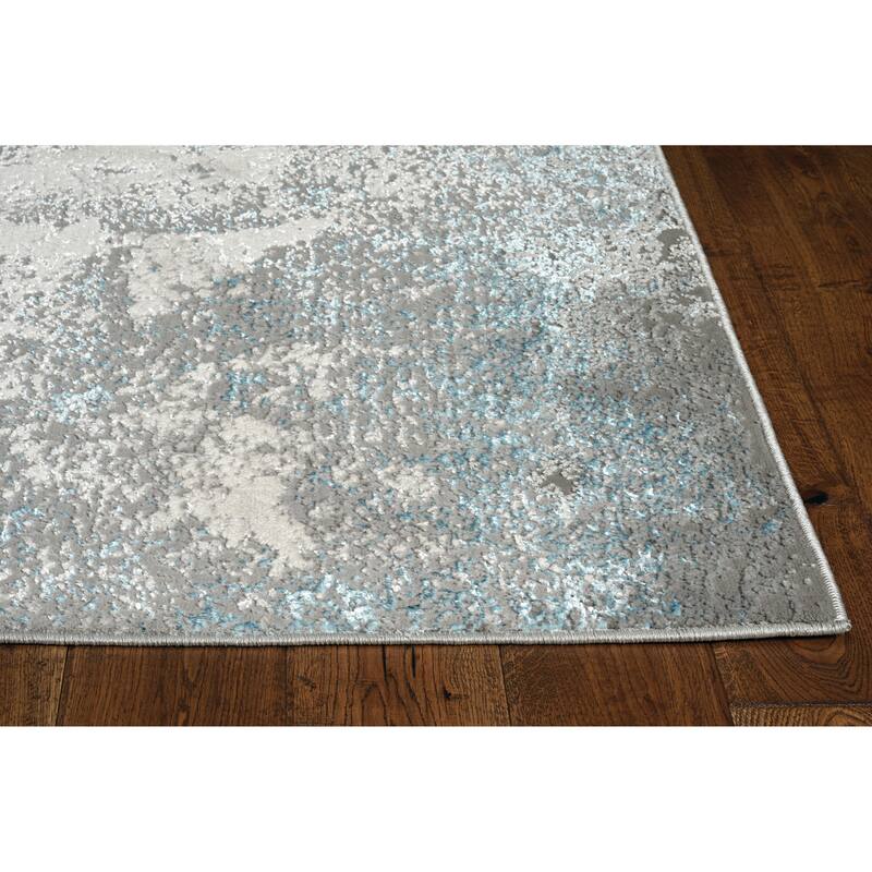 Silver Orchid Monel Natural Contemporary Rug
