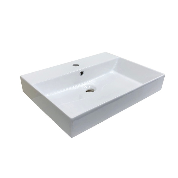 WS Bath Collections Energy 60 Energy 23-5/8" Ceramic Vessel/Drop in or