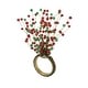 preview thumbnail 18 of 29, Beaded Spray Design Napkin Ring (Set of 4) Red/Green - Set of 4