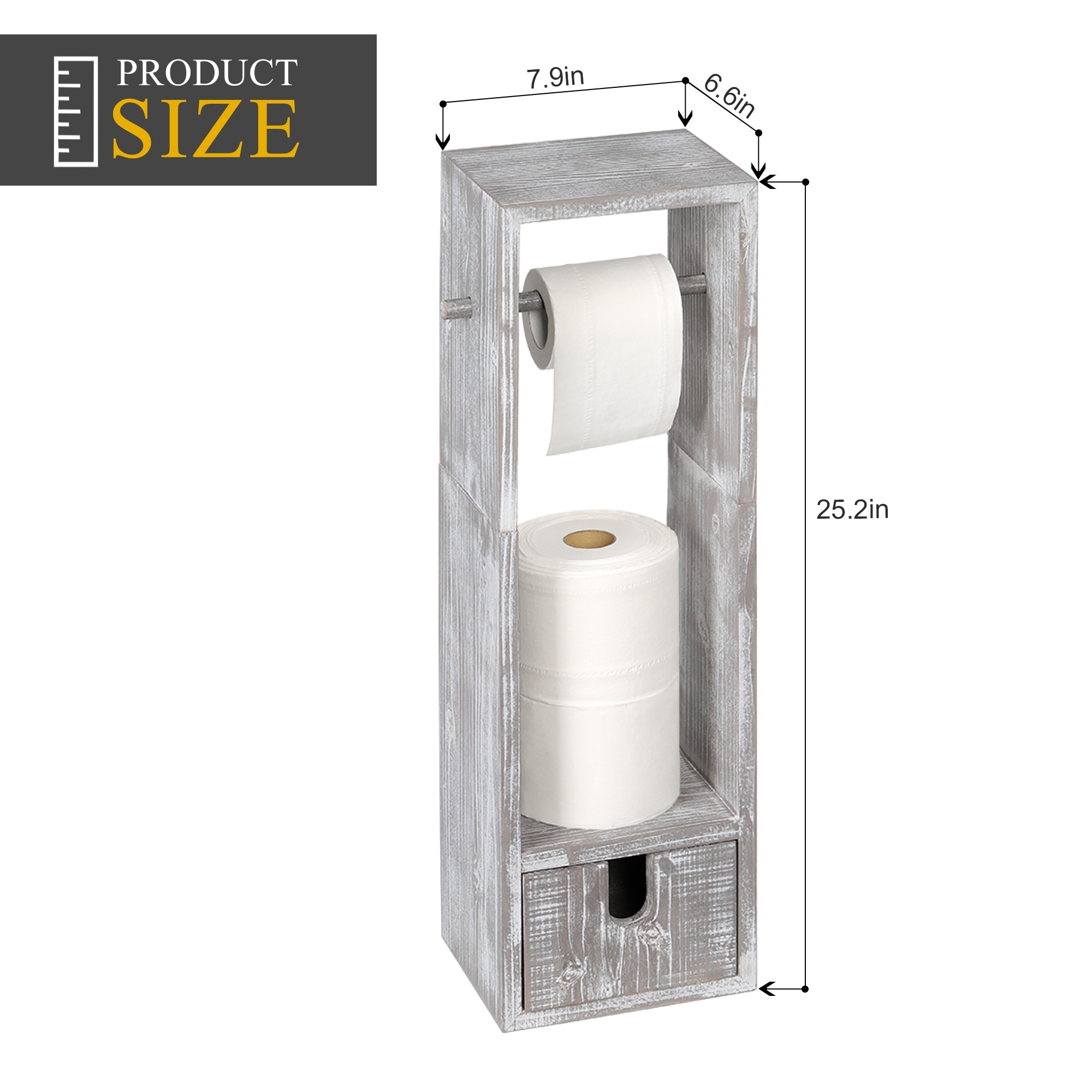 Freestanding Toilet Paper Holder Stand - On Sale - Bed Bath & Beyond -  37598051