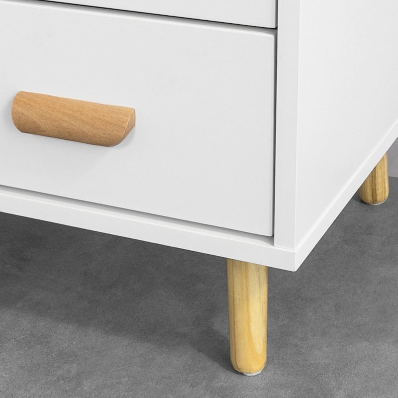 Haotian FBT95-W, Bedside End Sofa Table Nightstand