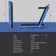 preview thumbnail 17 of 80, SuperFit 2.25HP 2 in 1 Folding Treadmill Remote Control W/ APP