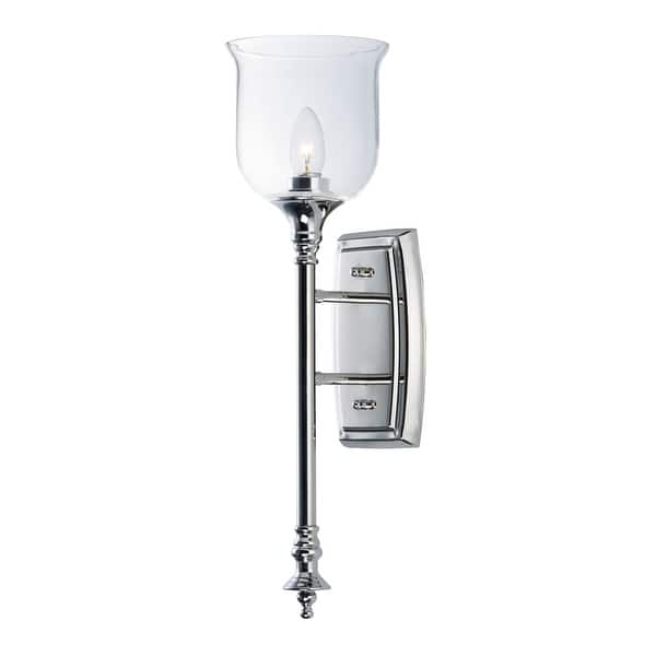 slide 2 of 4, Centennial 1-Light Wall Sconce - Polished Nickel