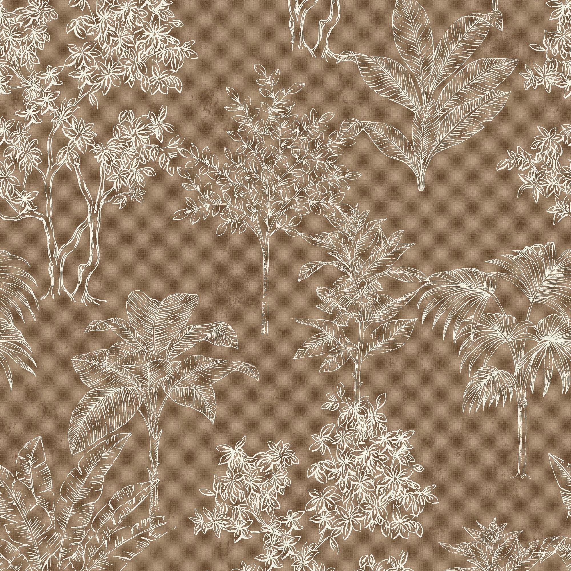 Galerie Wallcoverings Zen Collection Floating Foliage Metallic Sheen Finish Non-woven Wallpaper Roll