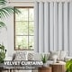 preview thumbnail 15 of 85, Deconovo Velvet Blackout Curtains, 2 Panels, Thermal Insulated