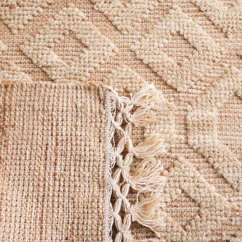 SAFAVIEH Flatweave Natural Fiber Mirca Jute & Wool Rug