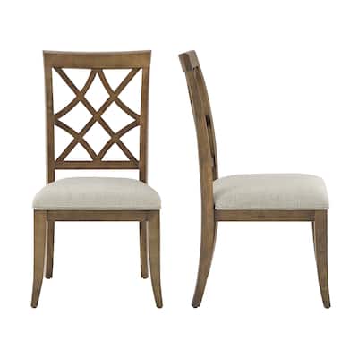 Set of 2 Mid-Century Retro Upholstered Dining Chairs